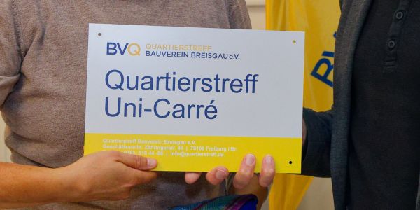 Schild "Uni-Carré"